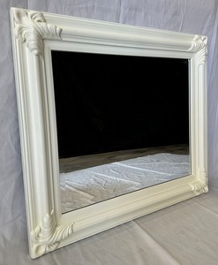 Casa Padrino espejo barroco espejo barroco blanco 80 x A. 70 cm - Muebles barrocos