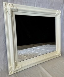 Casa Padrino baroque mirror white 80 x H. 70 cm - Baroque furniture