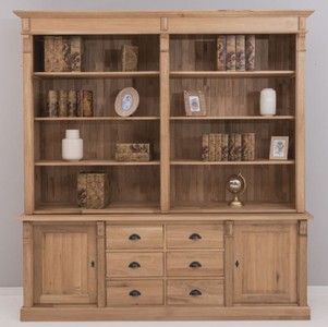 Landhausstil Massivholz Eichenholz Schrank Naturfarben