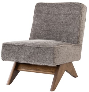 Casa Padrino luxury living room & hotel armchair gray / brown H. 73 cm - Luxury furniture
