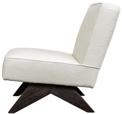 Casa Padrino poltrona di lusso da soggiorno e hotel bianco / nero A. 73 cm - Mobili di lusso