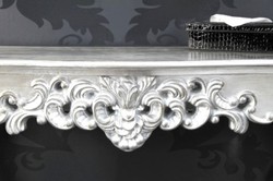 Casa Padrino consola barroco plata 85 cm - Mesa consola estilo barroco - Muebles barrocos