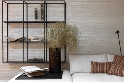 Casa Padrino objeto decorativo de arenisca de lujo anillos crema-beige - Decoración de salón