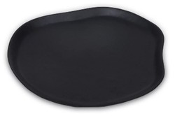 Casa Padrino plateau de luxe en aluminium noir mat 40 cm - Accessoires déco