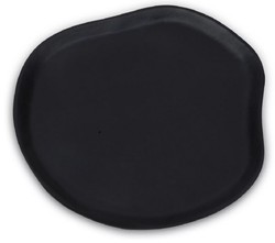 Casa Padrino plateau de luxe en aluminium noir mat 40 cm - Accessoires déco