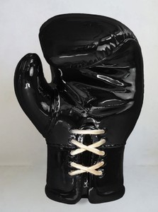 Casa Padrino guantone da boxe decorativi XXL nero / oro A. 120 cm - Decorazione per soggiorno e ufficio