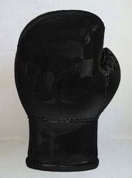 Casa Padrino guante de boxeo decorativo XXL negro / oro A. 120 cm - Decoración de salón y oficina