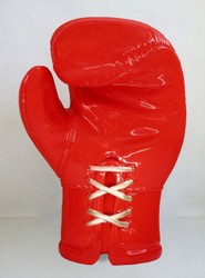 XXL Deko Boxhandschuh Rot Gold