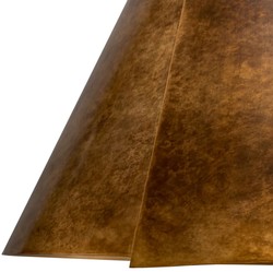 Casa Padrino lampada da tavolo di lusso in marmo con paralume in metallo marrone / ottone vintage Ø 53 x A. 78 cm