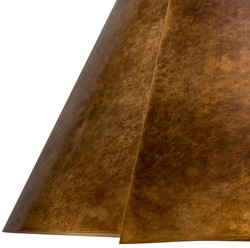 Casa Padrino luxury marble table lamp with metal lampshade gray / antique brass Ø 53 x H. 78 cm