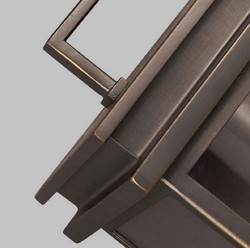 Luxus Aluminium Außenwandleuchte Antik Bronze