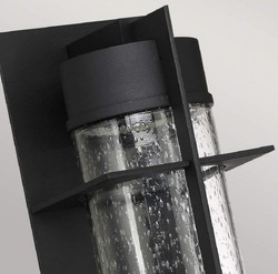 Casa Padrino lámpara de pared LED de exterior de lujo negro A. 41 cm - Iluminación exterior de lujo