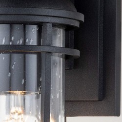 Casa Padrino lampada da parete per esterni di lusso nero A. 29,2 cm - Illuminazione per esterni di lusso