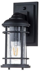 Casa Padrino lampada da parete per esterni di lusso nero A. 29,2 cm - Illuminazione per esterni di lusso