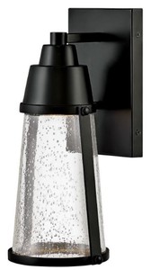 Casa Padrino lampada da parete per esterni a LED di lusso nero A. 30,7 cm - Illuminazione per esterni di lusso