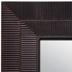 Casa Padrino miroir mural de luxe en laiton finition bronze H. 220 cm, L. 80 cm, P. 2,5 cm