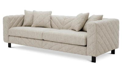 Divano di lusso Casa Padrino grigio chiaro 230 cm - mobili per soggiorno e hotel Divano di lusso Casa Padrino grigio chiaro 230 cm - mobili per soggiorno e hotel