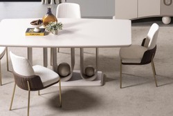 Set di mobili per sala da pranzo di lusso tavolo da pranzo e 6 sedie