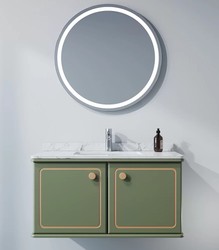 Casa Padrino juego de baño de lujo verde / dorado con tapa de mármol - muebles de baño de hotel Casa Padrino juego de baño de lujo verde / dorado con tapa de mármol - muebles de baño de hotel