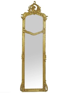 Casa Padrino miroir baroque or antique 50 x H. 170 cm - Miroir mural de style antique fait main - Mobilier baroque Casa Padrino miroir baroque or antique 50 x H. 170 cm - Miroir mural de style antique fait main - Mobilier baroque