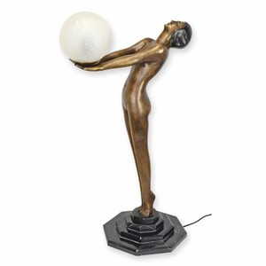 Jugendstil Bronze Tischleuchte Frau Bronze Schwarz Weiß Jugendstil Bronze Tischleuchte Frau Bronze Schwarz Weiß