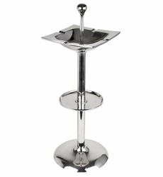 Luxus Stand Aschenbecher vernickelt silber Casa Padrino - Hotel Accessoires