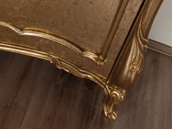 Credenza barocco di lusso con specchio oro