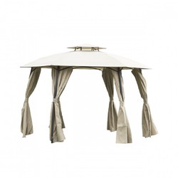 Pavillon de jardin de terrasse de luxe beige Pavillon de jardin de terrasse de luxe beige