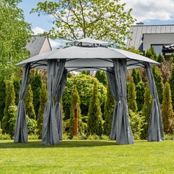 Luxury Garden Terrace Pavilion Gray Luxury Garden Terrace Pavilion Gray