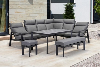 Luxus Garten Möbel Set Grau Luxus Garten Möbel Set Grau