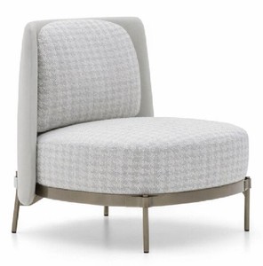 Fauteuil de salon et hôtel de luxe gris bronze