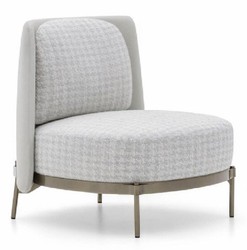 Luxury Living Room & Hotel Armchair Gray Bronze