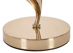 Luxus Tischleuchte Schreibtischleuchte Gold Weiß