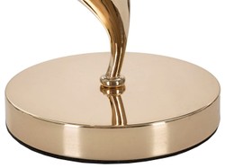 Luxus Tischleuchte Schreibtischleuchte Gold Rosa