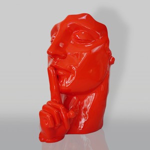 Luxus XXL Deko Skulptur Rot Luxus XXL Deko Skulptur Rot
