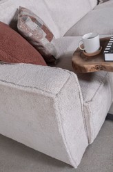 Luxus Wohnzimmer Hotel Sofa Ecksofa Grau Braun