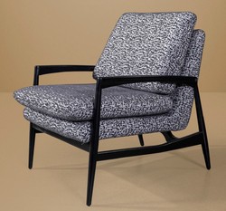 Casa Padrino luxury living room & hotel armchair white / black - Living room & hotel interior