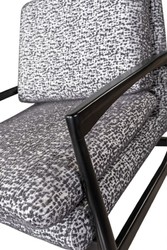 Casa Padrino luxury living room & hotel armchair white / black - Living room & hotel interior