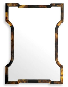 Casa Padrino miroir de luxe marron / naturel H. 130 cm - Qualité de luxe