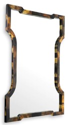 Casa Padrino miroir de luxe marron / naturel H. 130 cm - Qualité de luxe