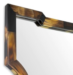 Casa Padrino miroir de luxe marron / naturel H. 130 cm - Qualité de luxe