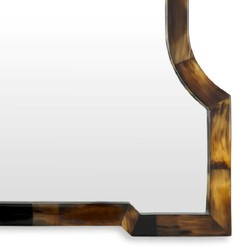 Casa Padrino miroir de luxe marron / naturel H. 130 cm - Qualité de luxe