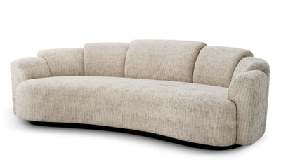 Luxus Wohnzimmer Hotel Sofa Beige Schwarz