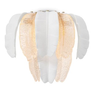 Casa Padrino lámpara de pared de lujo blanco 45 x A. 35,5 cm - Luxury lights