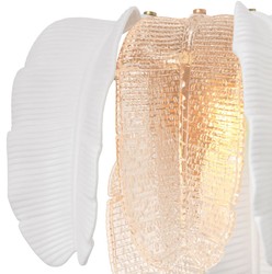 Casa Padrino lampada da parete di lusso bianco 45 x A. 35,5 cm - Luxury Lights
