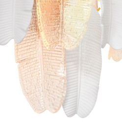 Casa Padrino lampada da parete di lusso bianco 45 x A. 35,5 cm - Luxury Lights