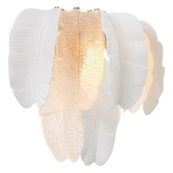 Casa Padrino lampada da parete di lusso bianco 45 x A. 35,5 cm - Luxury Lights