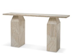 Casa Padrino luxury travertine console beige 150 cm - Luxury furniture