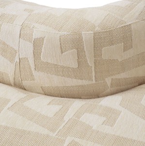 Casa Padrino Luxus Sofa Sandfarben / Schwarz 223 cm - Wohnzimmer & Hotel Interior