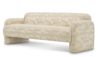 Luxus Wohnzimmer Hotel Sofa Sandfarben
